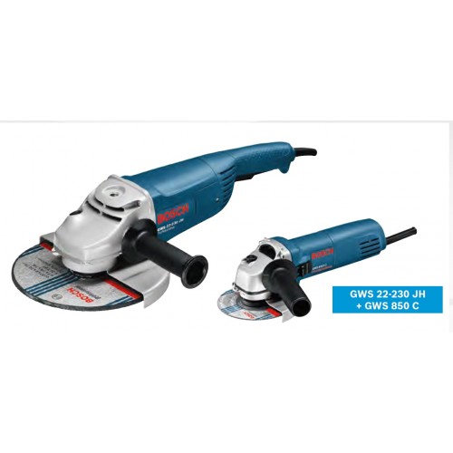 BOSCH GWS 22-230 JH úhlová bruska + BOSCH GWS 850 C úhlová bruska 0615990H1V BOSCH GWS 22-230 JH úhlová bruska + BOSCH GWS 850 C úhlová bruska 0615990H1V