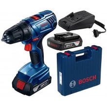 BOSCH GSB 180-LI PROFESSIONAL Akumulátorový kombinovaný šroubovák, 18V, 2x 2,0Ah. 06019F8307