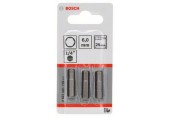 BOSCH Extra-Hart Šroubovací bit zvlášť tvrdý, HEX 6, 25 mm 3ks 2607001728