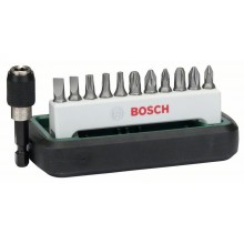 BOSCH 12dílná sada standardních šroubovacích bitů, smíšená (S, PH, PZ, T) 2608255994