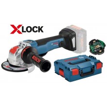 BOSCH GWX 18V-10 PSC Professional Aku úhlová bruska s X-LOCK, 125mm, bez aku 06017B0800