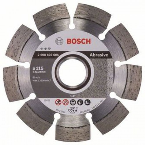 BOSCH Expert for Abrasive Diamantový dělicí kotouč, 115 x 22,23 x 2,2 x 12 mm 2608602606