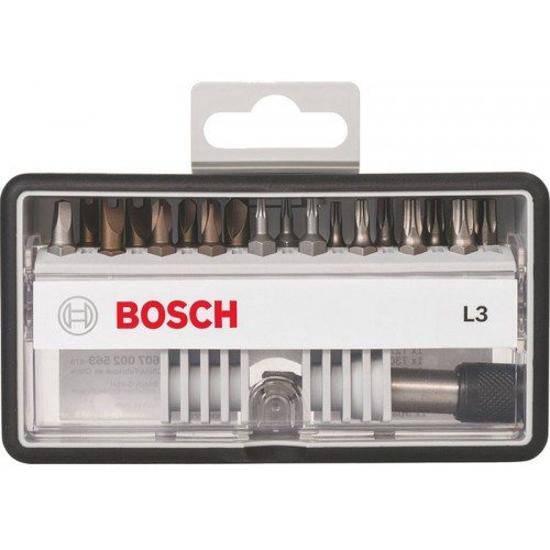 BOSCH (18+1) dílná sada šroubovacích bitů Robust Line, L Extra-Hart 2607002569