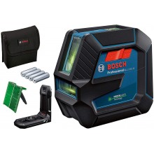 BOSCH GLL 2-15 G Čárový laser, 4x baterie 1,5 AA 0601063W00