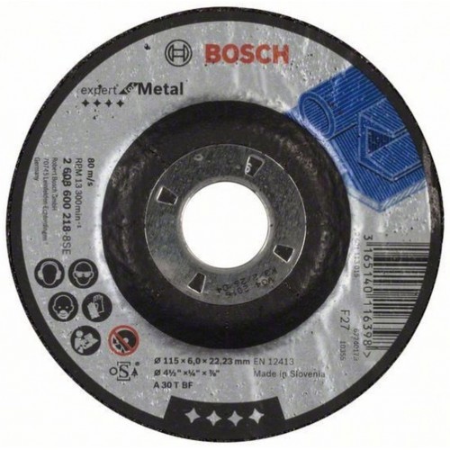 BOSCH Expert for Metal Hrubovací kotouč profilovaný 115x22,23x6 mm 2608600218