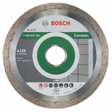 BOSCH Standard for Ceramic Diamantový dělicí kotouč, 125 x 22,23 x 1,6 x 7mm 2608602202