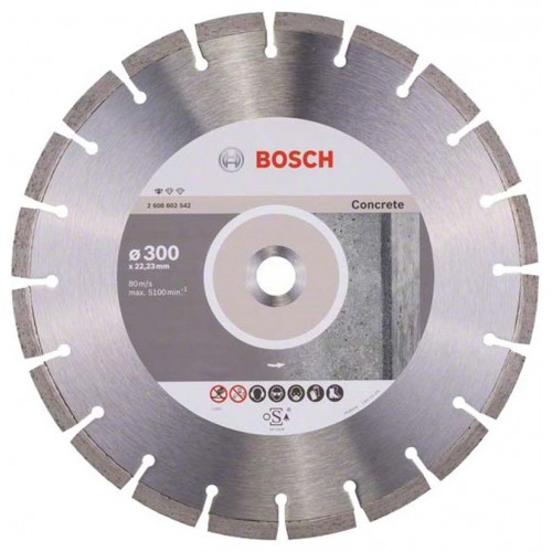 BOSCH Standard for Concrete Diamantový dělicí kotouč, 300 x 22,23 x 3,1 x 10 mm 2608602542