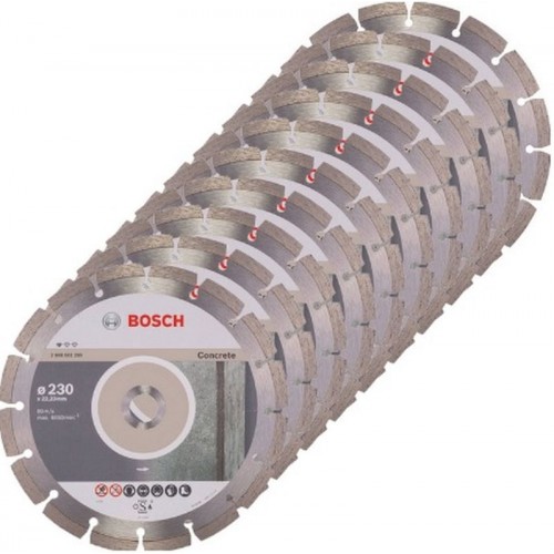 BOSCH Standard for Concrete Diamantový dělicí kotouč, 230 x 22,23 x 2,3 x 10 mm, 10ks 2608603243