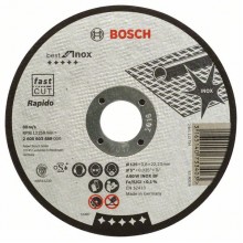 BOSCH Best for Inox – Rapido Dělicí kotouč rovný, 125 x 22,23 x 0,8mm 2608603488