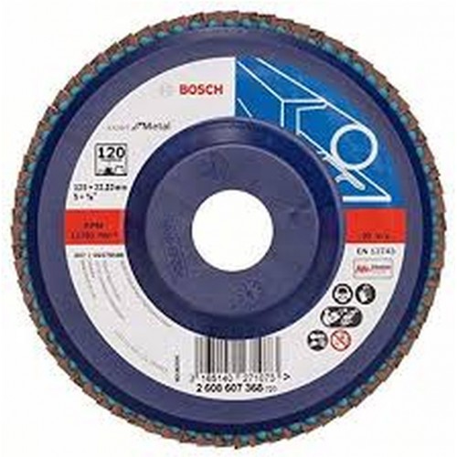 BOSCH Expert for Metal Lamelový brusný kotouč X551, 115x 22,23mm, G120, 2608607364