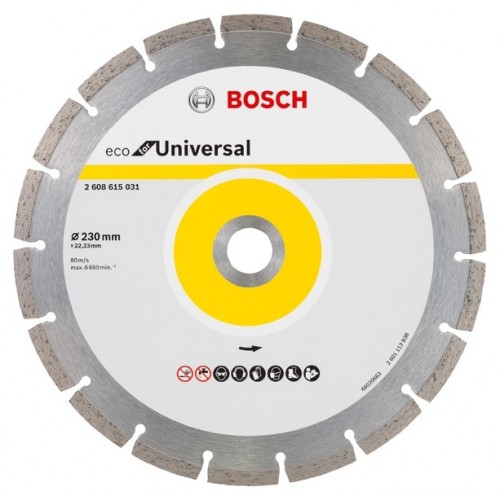 BOSCH ECO For Universal Diamantový dělicí kotouč 230x22.23x2.6x7 mm 2608615031