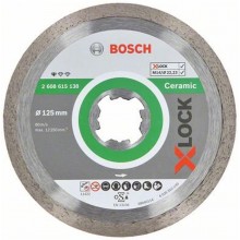 BOSCH X-LOCK Standard for Ceramic Diamantový řezný kotouč, 125×22,23×1,6×7 2608615138