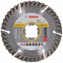 BOSCH X-LOCK Standard for Universal Řezný kotouč, 115×22,23×2×10mm 2608615165