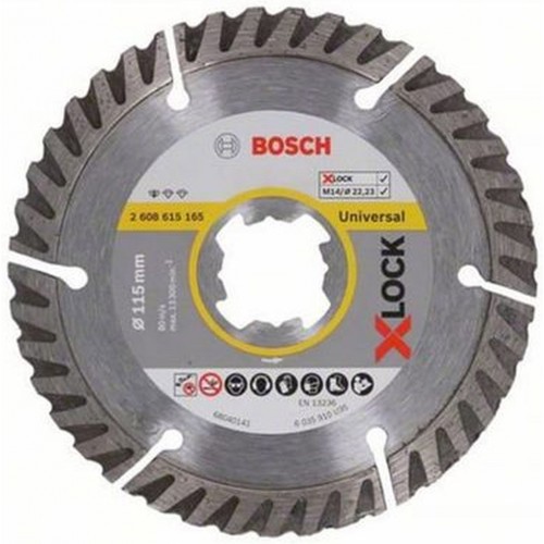 BOSCH X-LOCK Standard for Universal Řezný kotouč, 115×22,23×2×10mm 2608615165