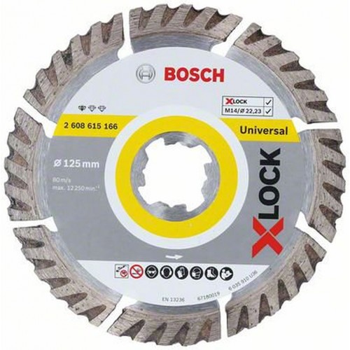 BOSCH Standard for Universal X-LOCK, Diamantový kotouč, 125×22,23×2×10mm 2608615166