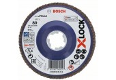 BOSCH X-LOCK Best for Metal Lamelový brusný kotouč X571, 125x22,23mm, G80 2608619211