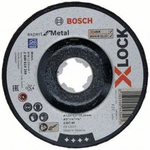 BOSCH X-LOCK Expert for Metal Brusný kotouč, 125×6×22,23mm 2608619259