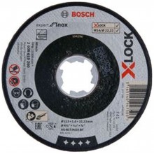 BOSCH X-LOCK Expert for Inox Plochý řezný kotouč, 115×1,6×22,23mm 2608619260