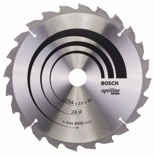 BOSCH Pilový kotouč Optiline Wood, 254x2,0/1,4 mm 2608640434