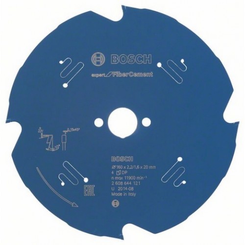 BOSCH Pilový kotouč Expert for Fiber Cement, 160 x 2,2/1,6 mm mm 2608644121