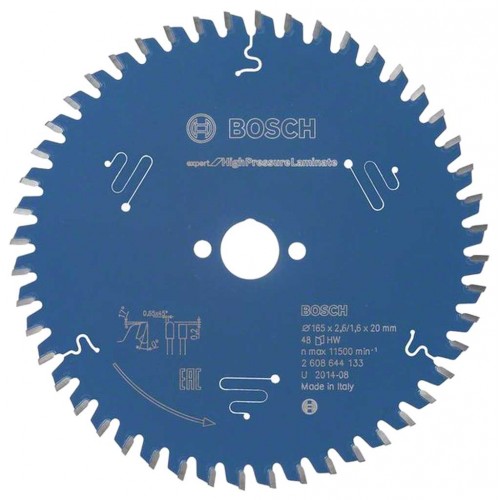 BOSCH Pilový kotouč Expert for High Pressure Laminate, 165x2,6mm 2608644133