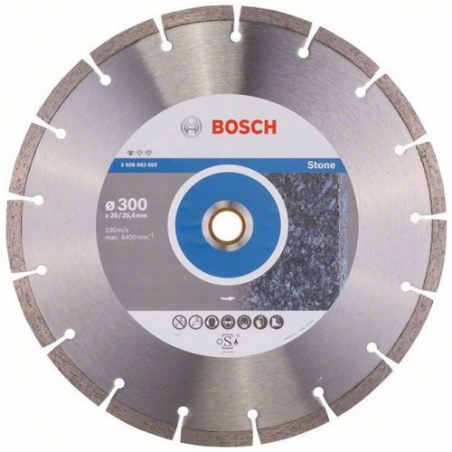 BOSCH Standard for Stone Diamantový dělicí kotouč, 300x20/25,40x3,1x10mm 2608602602