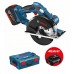 BOSCH GKM 18 V-LI akumulátorová okružní pila, L-BOXX, 2x 5,0 Ah akumulátor 0.601.6A4.002 + akumulátor GBA 18 V 5,0 Ah ZDARMA