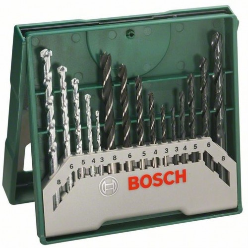 BOSCH Bosch Mini-X-Line15dílná sada vrtáků, 2607019675