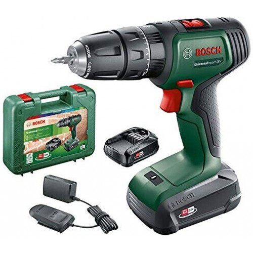 BOSCH UniversalImpact 18V Aku dvourychlostní kombinovaný šroubovák 2x 1,5Ah 06039D4102