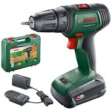 BOSCH UniversalDrill 18V Akumulátorový dvourychlostní vrtací šroubovák, 1x 1,5Ah 06039D4001