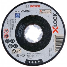 BOSCH X-LOCK Expert for Metal Plochý řezný kotouč, 125×2,5×22,23mm 2608619255