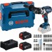 BOSCH GSB 18V-110 C PROFESSIONAL Sada nářadí, 2× 5.0Ah + GAL + sada bitů 0615A500E0