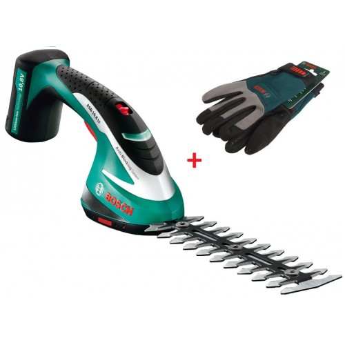 BOSCH ASB 10,8 LI Set akumulátorové nůžky na keře + pracovní rukavice 0.600.856.304 BOSCH ASB 10,8 LI Set akumulátorové nůžky na keře + pracovní rukavice 0.600.856.304