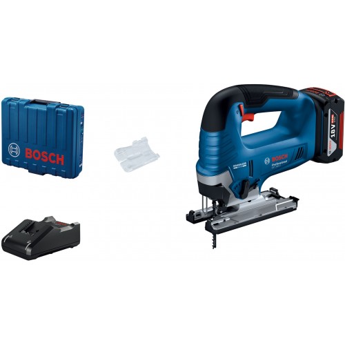 BOSCH GST 185-LI Akumulátorová kmitací pila, 1x 4,0 Ah, GAL 18V-40, kufr 06015B3023