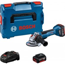 BOSCH GWS 18V-10 P Úhlová bruska, 2x 5,0Ah, L-BOXX 06019J4101