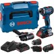 BOSCH GSR 18V-90 FC Vrtací šroubovák, 2x 4,0Ah, GAL 18V-40, L-BOXX 136 06019K6200