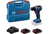 BOSCH GSR18V-52 PROFFESIONAL Aku vrtací šroubovák, 2x 2,0Ah, L-Case 06019S0025