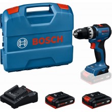 BOSCH GSB18V-52 PROFESSIONAL Aku příklepový vrtací šroubovák, 2x 2,0Ah, L-Case 06019S0123