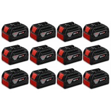 BOSCH GBA PROFESSIONAL GBA 18 V Sada 12ti baterií 4,0 Ah 0602494004
