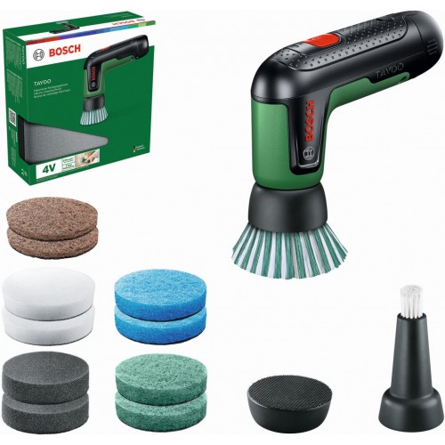 BOSCH TAYDO Akumulátorový čisticí kartáč - sada 06033E0102 BOSCH TAYDO Akumulátorový čisticí kartáč - sada 06033E0102