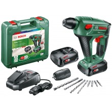 BOSCH Uneo Maxx 18 Li Aku kombinované kladivo + sklíčidlo (2x2,5 Ah) 0603952327