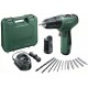 BOSCH EasyDrill 1200 Aku vrtací šroubovák (2x1,5 Ah) + GAL 1210 CV + AC kit 06039D3002