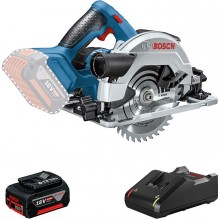 Příslušenství k BOSCH GKS 18V-57 Akumulátorová okružní pila + GBA 18V 4.0Ah + GAL 18V-40 0615990M42