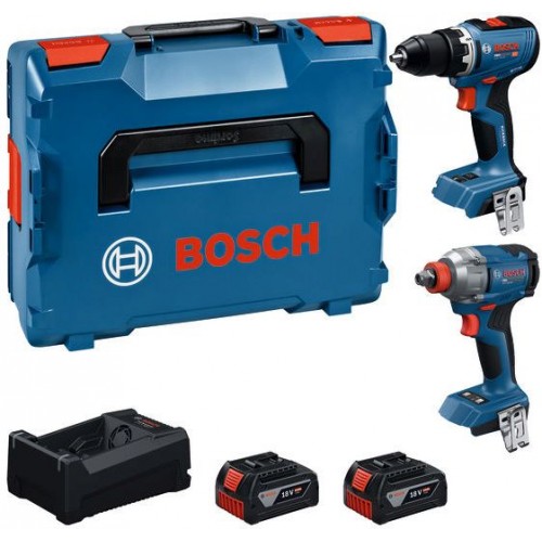 BOSCH PROFESSIONAL Sada nářadí GDX 18V-285 + GSR 18V-65 + 2× 5,0 Ah + L-BOXX 0615A500E9 BOSCH PROFESSIONAL Sada nářadí GDX 18V-285 + GSR 18V-65 + 2× 5,0 Ah + L-BOXX 0615A500E9