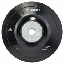 Příslušenství k BOSCH Opěrný talíř pro fíbrové brusné papíry včetně matice, 125mm 1608601033