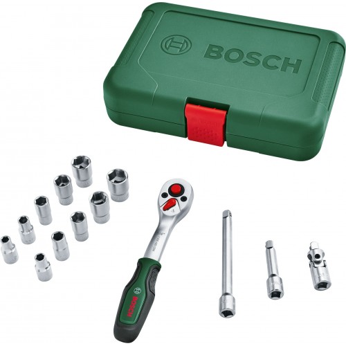 BOSCH Sada 1" nástrčných klíčů 14 kusů 1600A02BY0