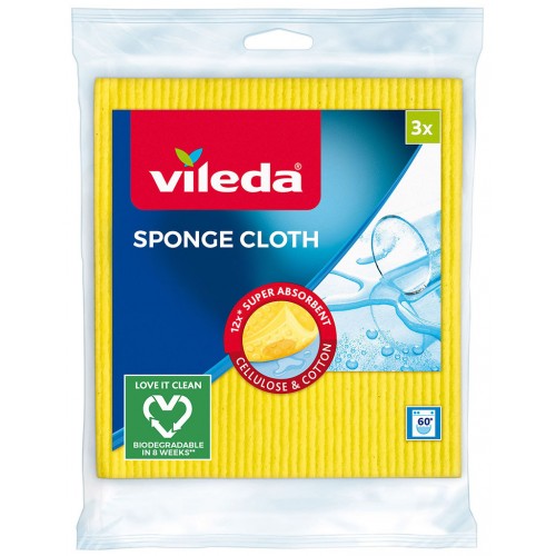 VILEDA Houbový hadřík 3 ks 169743