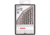 BOSCH Sada spirálových vrtáků do kovu HSS-G, Robust Line, 135° 1–10 mm, 10 kusů 2607010535