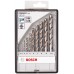 BOSCH Sada spirálových vrtáků do kovu HSS-G, Robust Line, 135° 1–10 mm, 10 kusů 2607010535