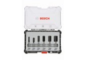 BOSCH Sada fréz, 6 ks, drážkovací frézy s 8mm vřetenem 2607017466